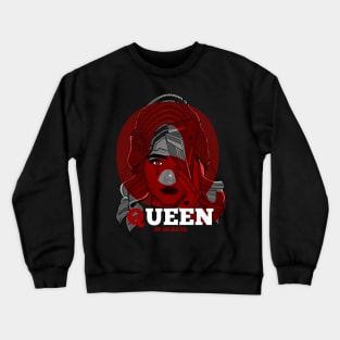 Queen Of Hearts Crewneck Sweatshirt